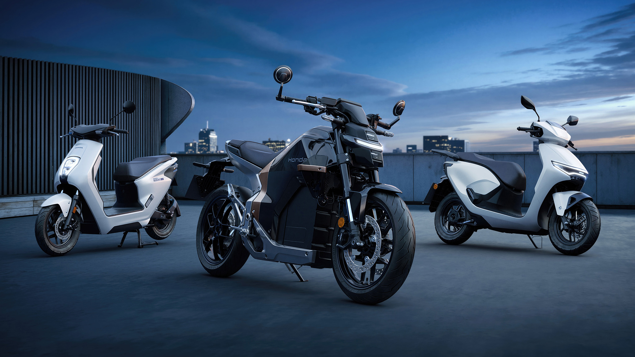 Honda Elektromotorrad 125. Elektroroller.